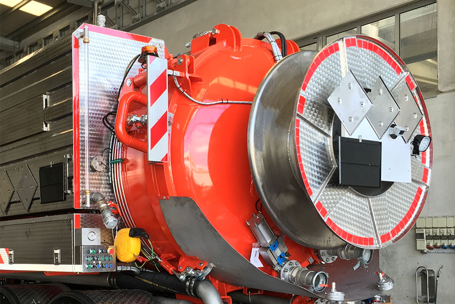 Suction Hose Reels Rear Mounted R.A. BELL